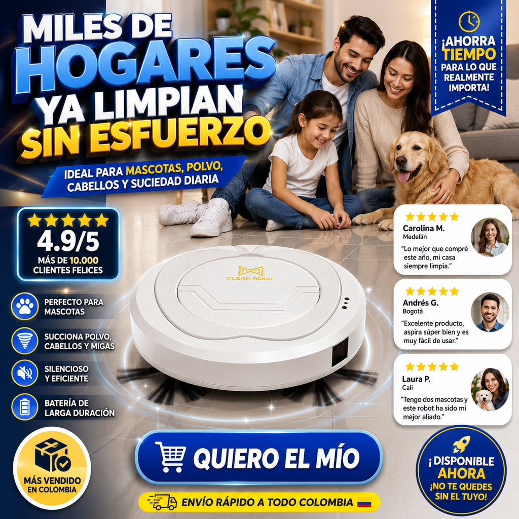 🏡✨ ¡Tu Casa Siempre Limpia Sin Mover un Dedo! 🤖