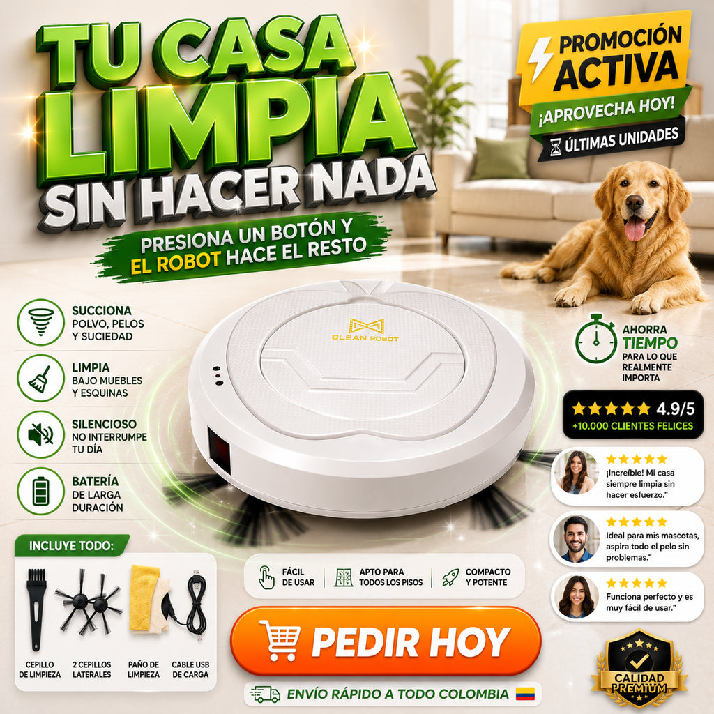 🏡✨ ¡Tu Casa Siempre Limpia Sin Mover un Dedo! 🤖