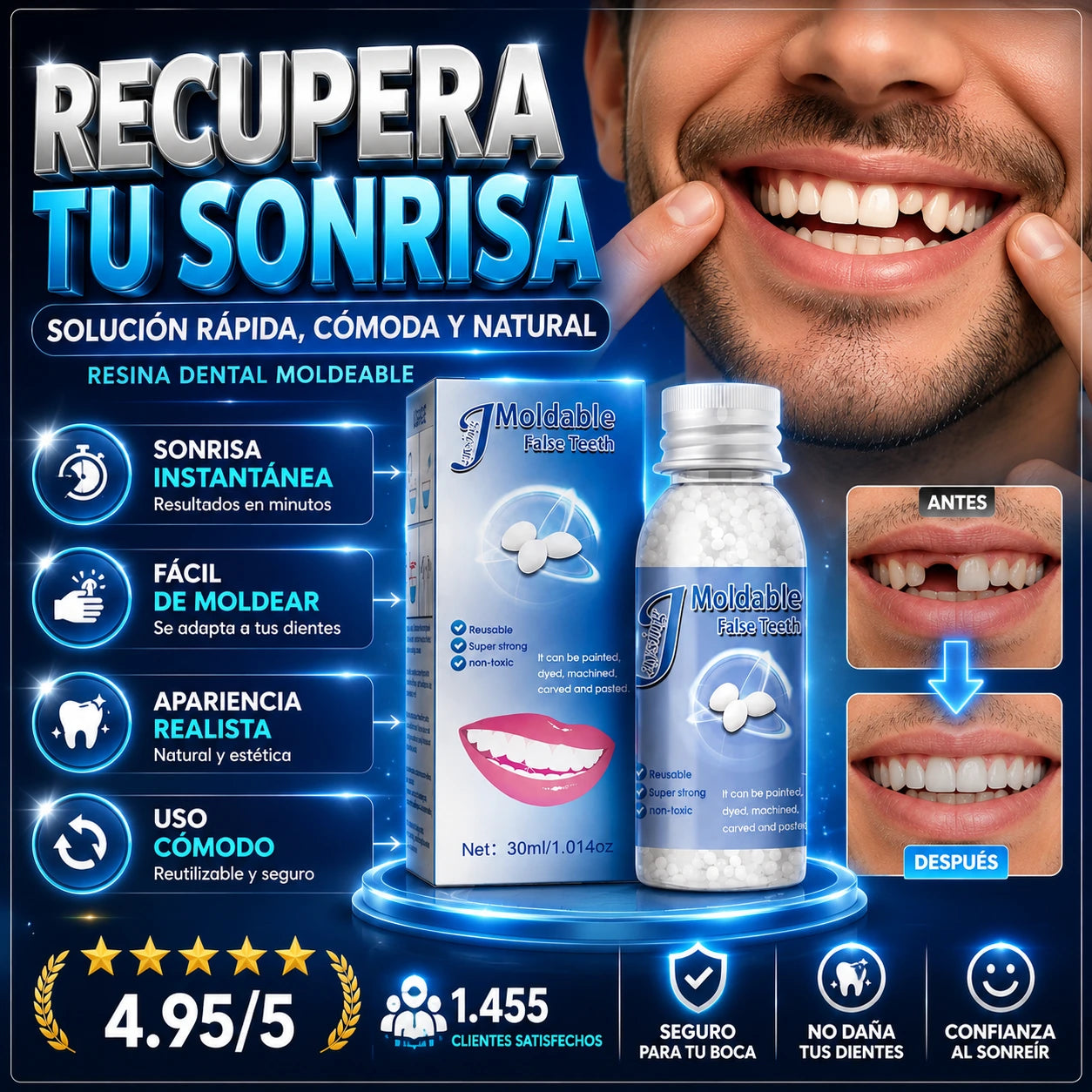 Resina Dental Moldeable✨