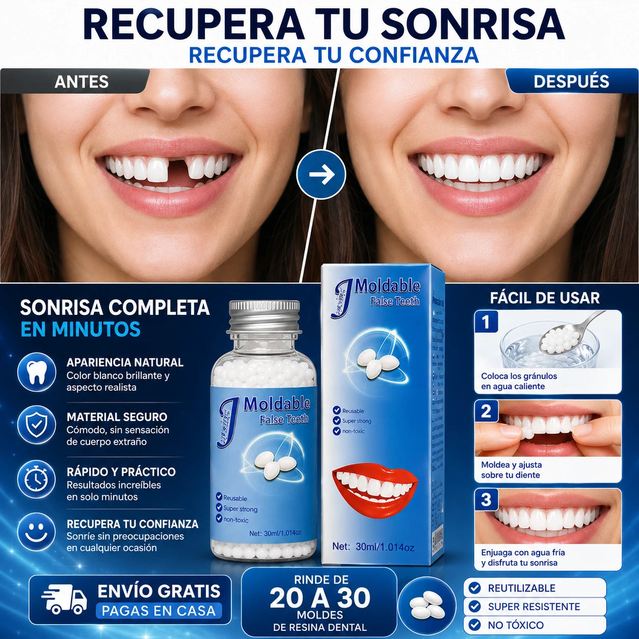 Resina Dental Moldeable✨